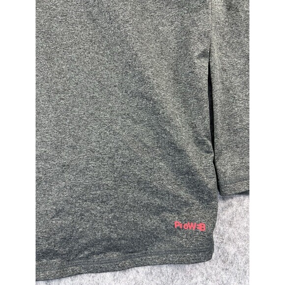 Spyder ProWB Active Shirt Men's L Gray 1/4 Zip Breathable Lightweight Stretch - Picture 5 of 10